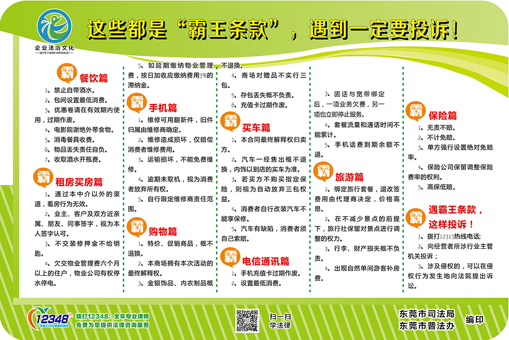 这些都是“霸王条款”，遇到一定要投诉！！